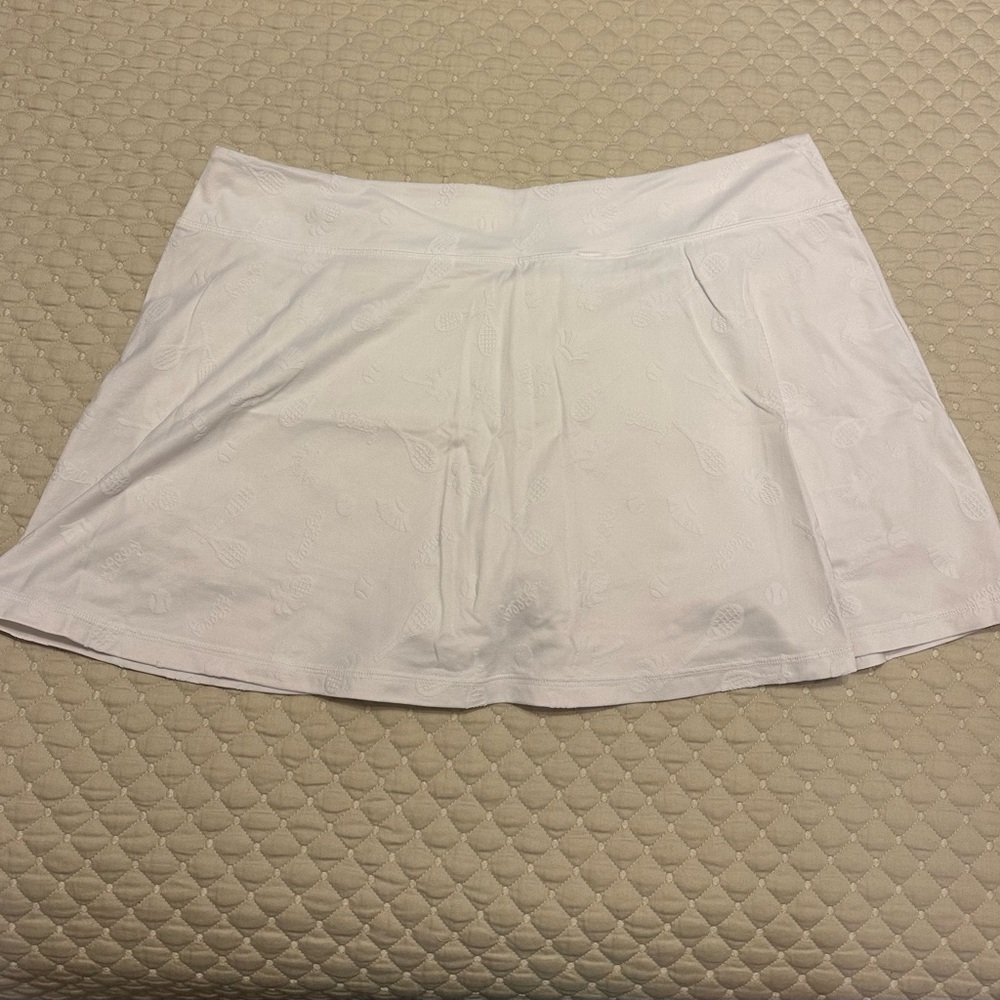 Lilly Pulitzer White Tennis Skirt
